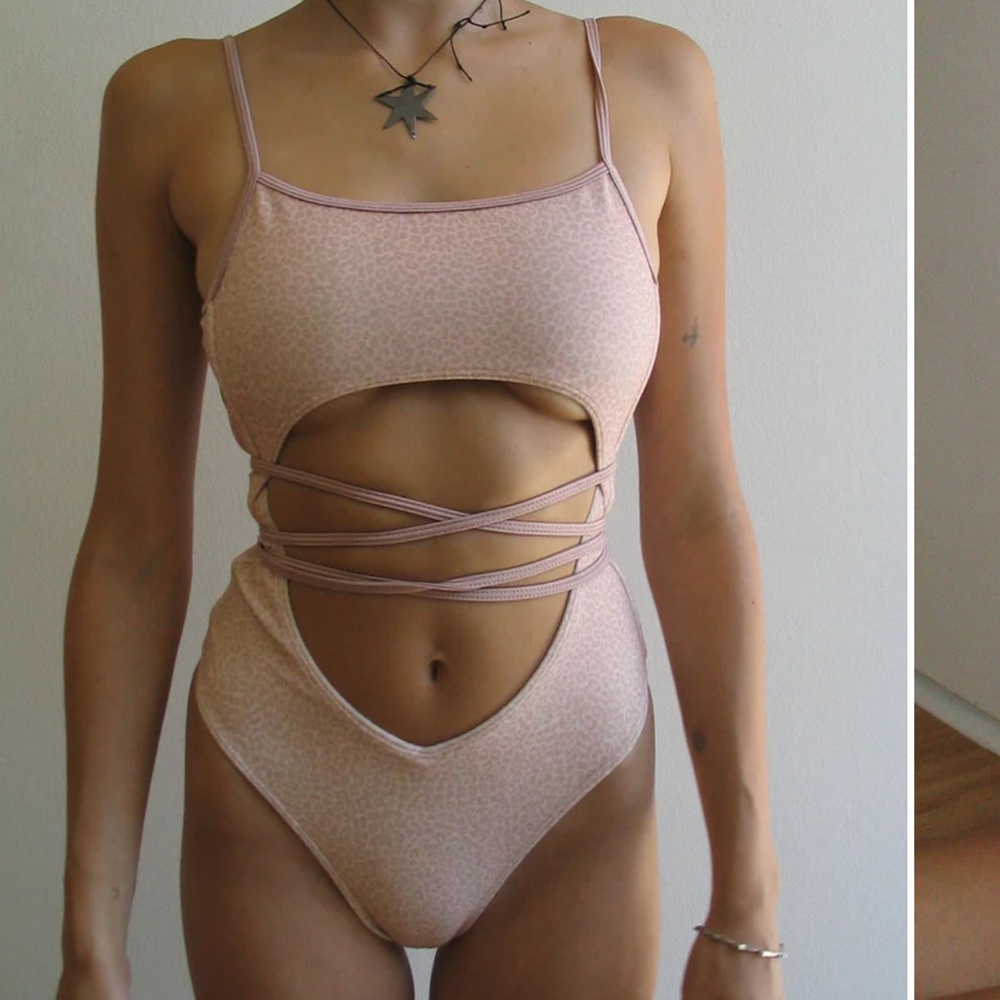 Frankie's Bikinis Coco Cheetah One-Piece Swimsuit